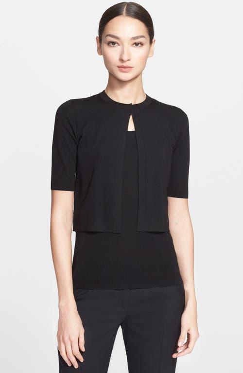 Half-Sleeve Short Cardigan Product Image
