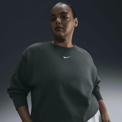 Women's Nike Sportswear Phoenix Fleece Oversized Crew-Neck Sweatshirt (Plus Size) Product Image