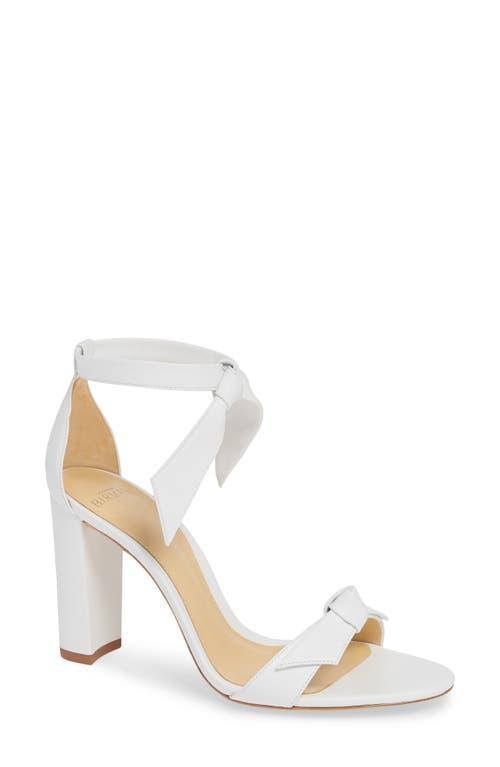 Clarita 90mm Leather Ankle-Tie High-Heel Sandals Product Image