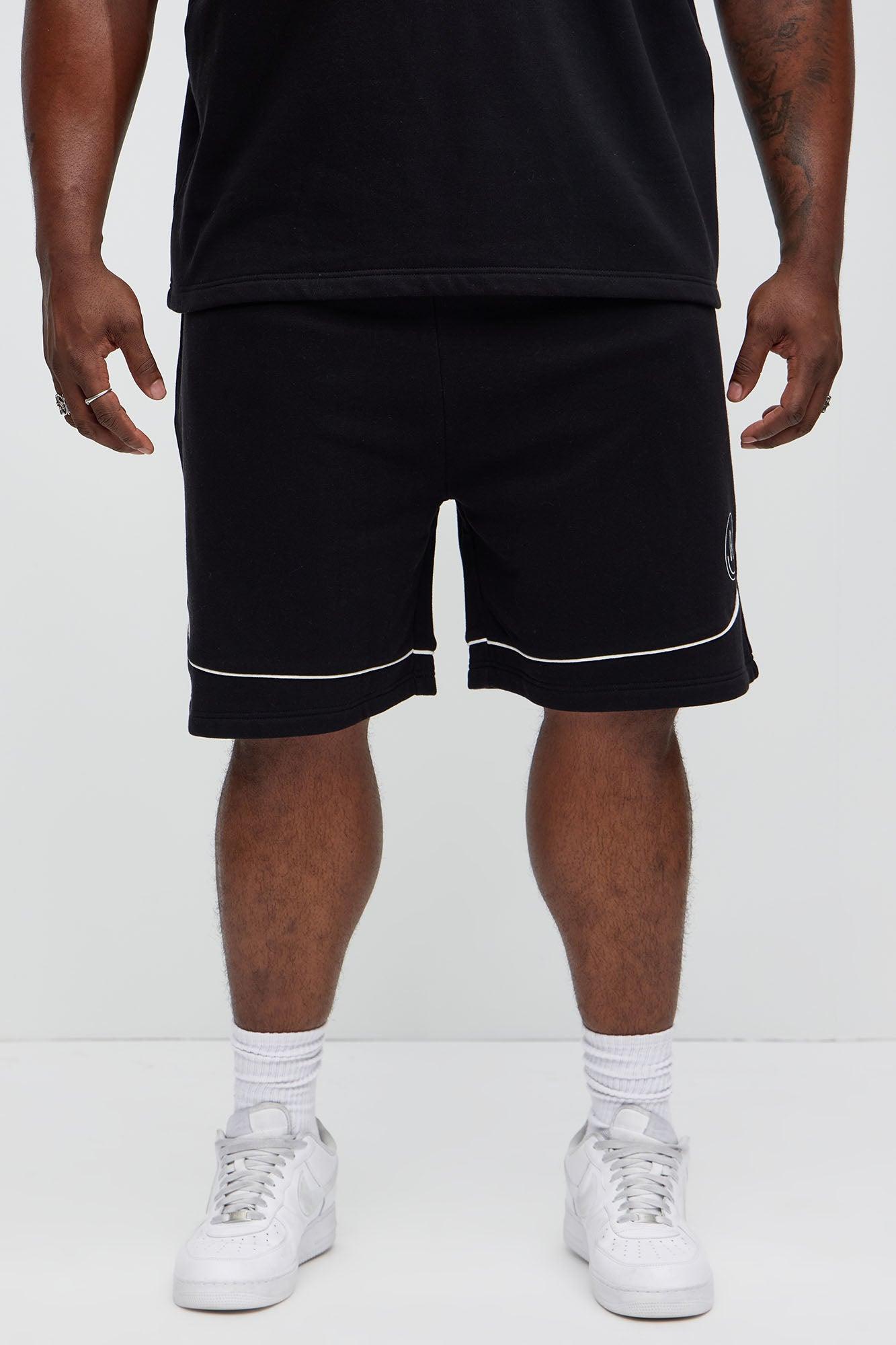 Galaxy Sweatshorts - Black/White Product Image