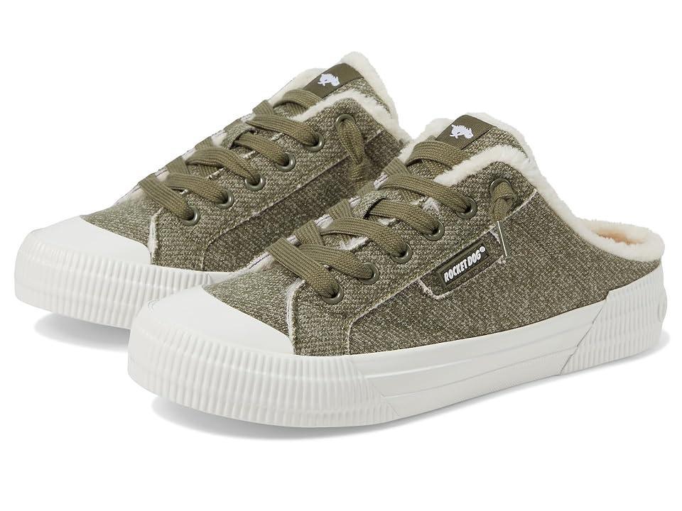 Rocket Dog Womens Cheery Mule Slip-On Sneakers Green Product Image