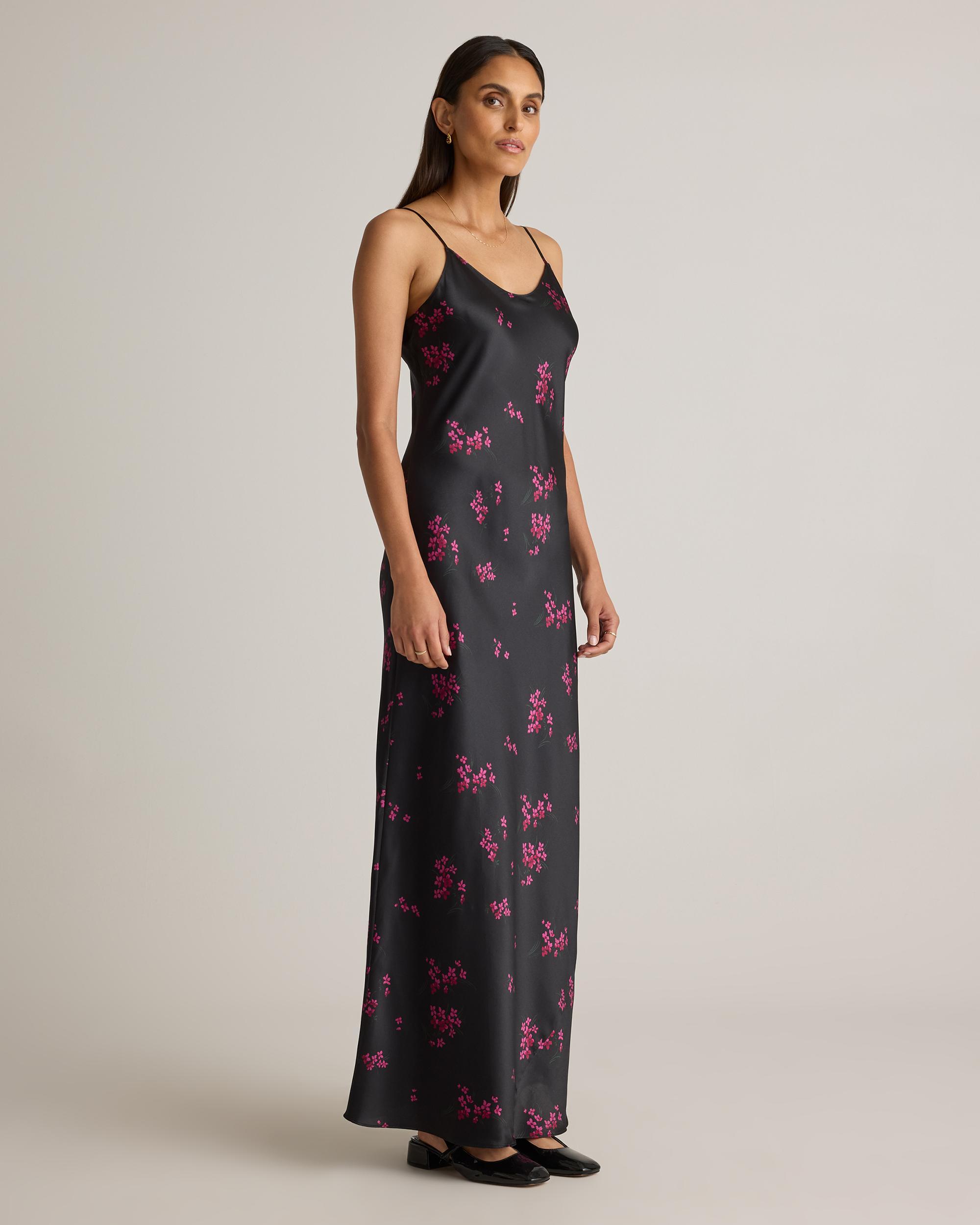 Quince | Women's Maxi Slip Dress Size XS, Mulberry Silk Product Image