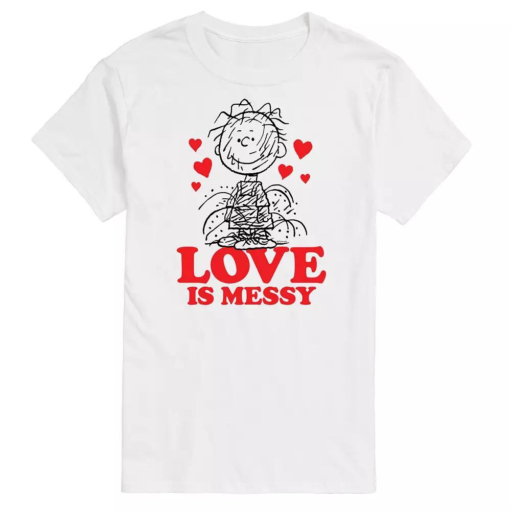Big & Tall Peanuts Pigpen Love Messy Tee, Mens Product Image