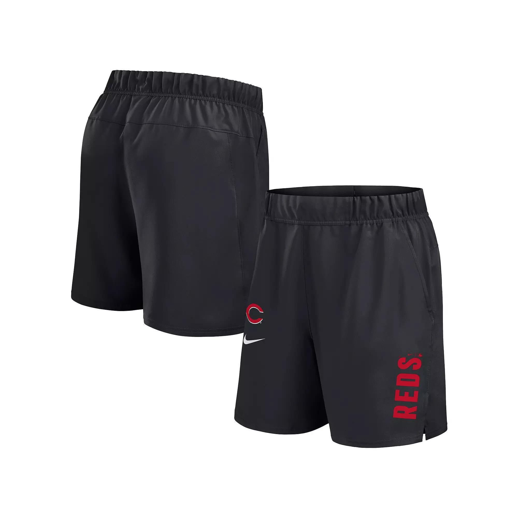 Men's Nike Navy Atlanta Braves Woven Victory Performance Shorts, Size: XL, Blue Product Image