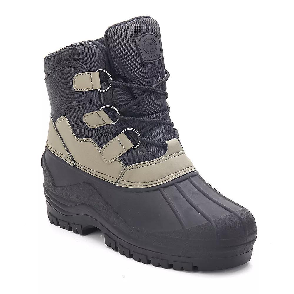 Polar Range Men's Snow Boots, Size: 13, Green Product Image