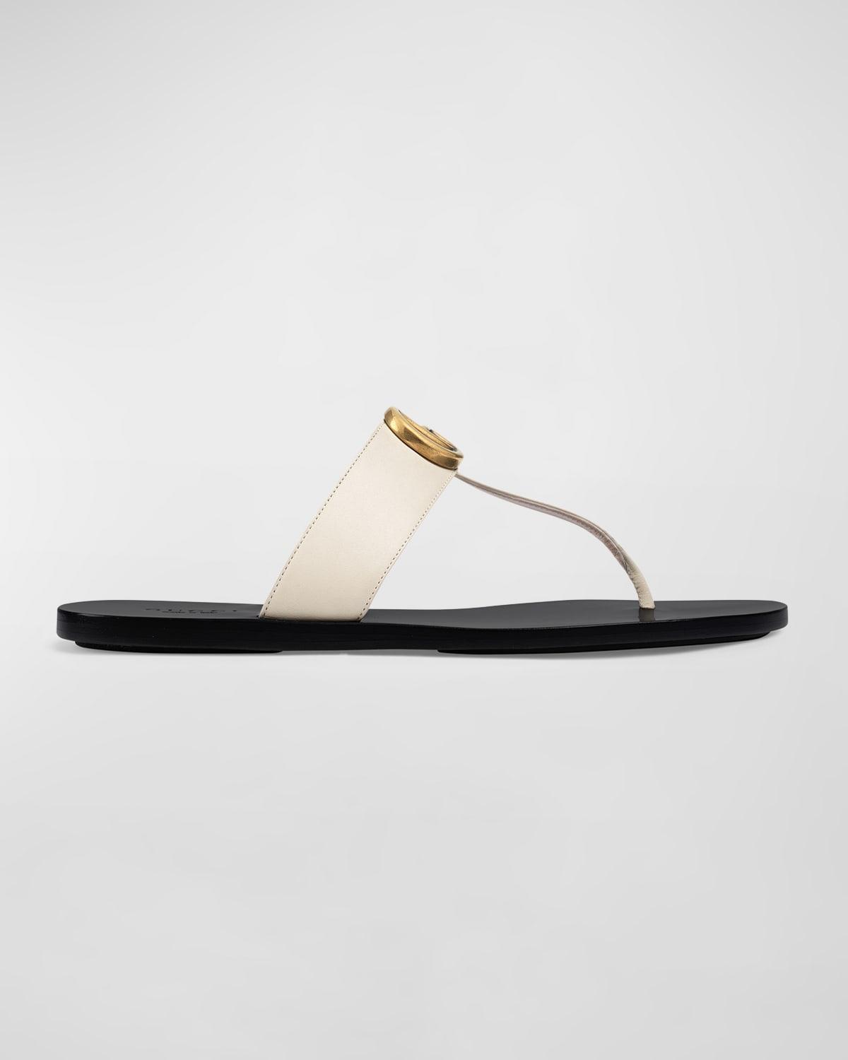 Flat Marmont Leather Thong Product Image