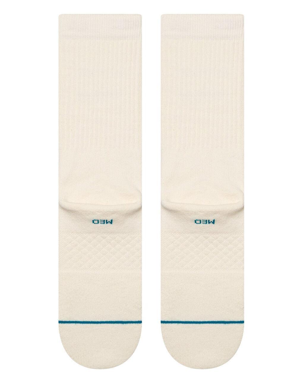 STANCE Icon Organic Mens Crew Socks - NATURAL Product Image