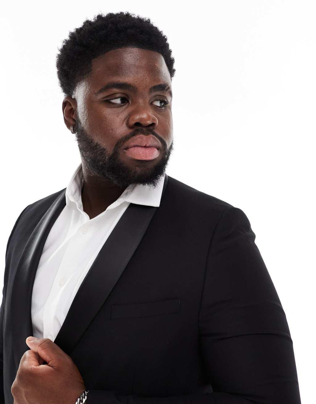 French Connection Plus slim fit dinner suit jacket Product Image