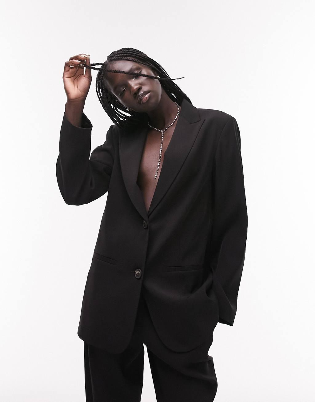 Topshop Tailored relaxed Slouch Blazer Product Image
