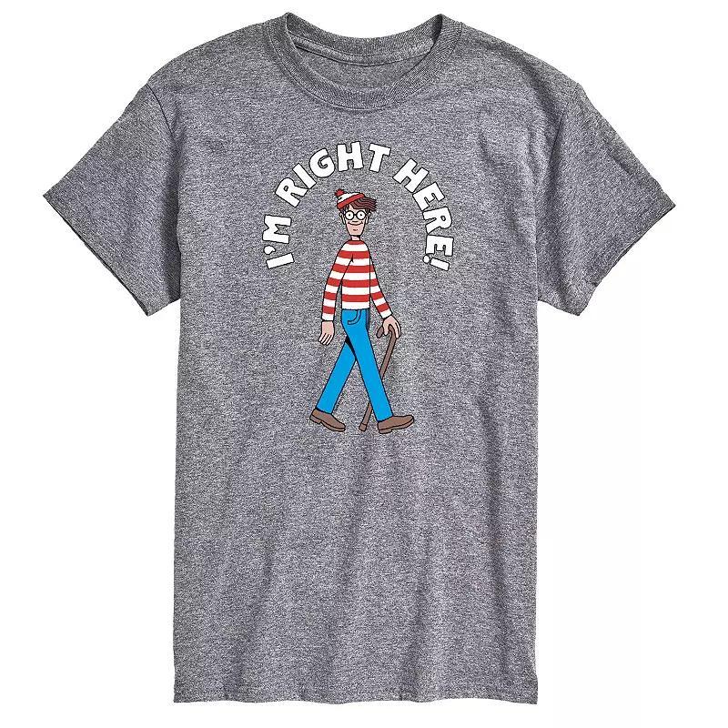 Mens Wheres Waldo Im Right Here Graphic Tee Product Image