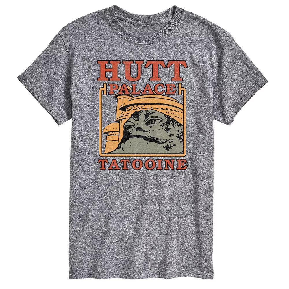 Big & Tall Star Wars Hutt Palace Tatooine Graphic Tee, Mens Grey Gray Product Image