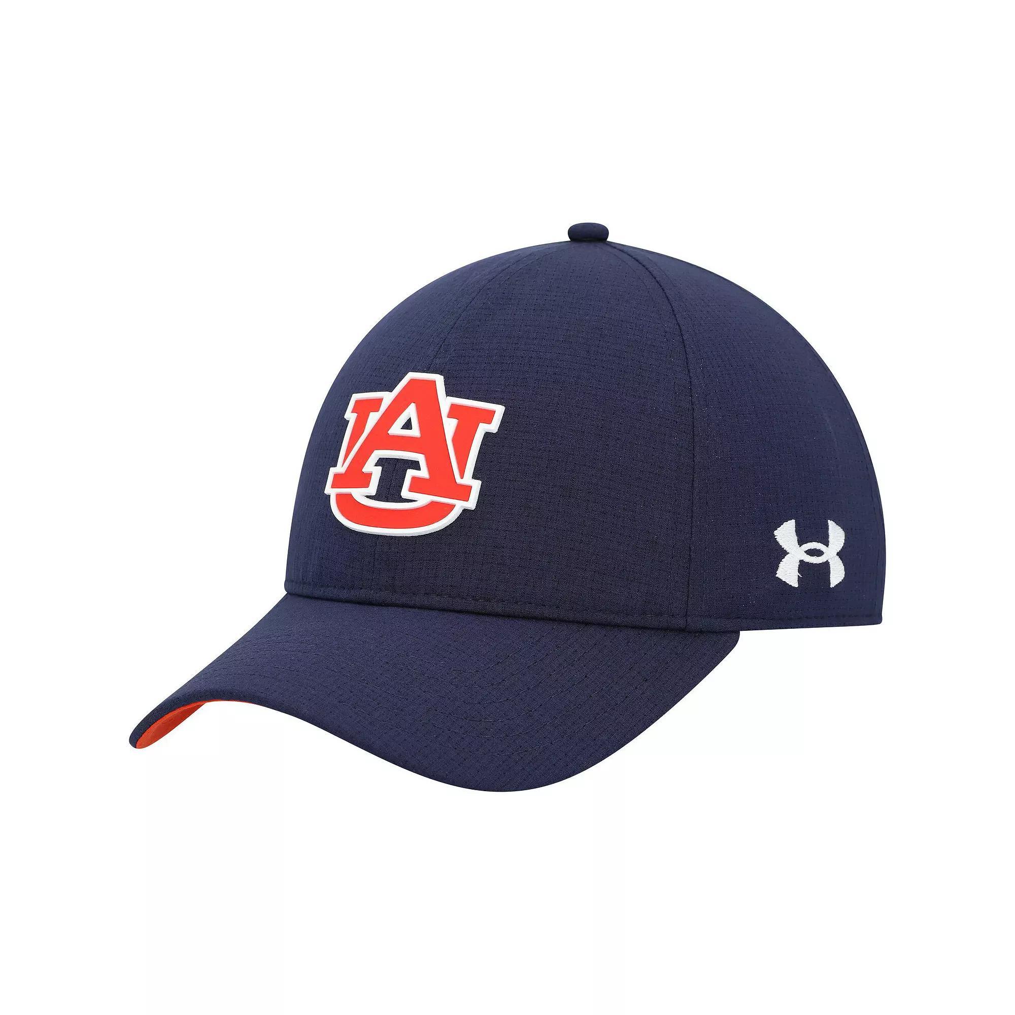Womens Under Armour Auburn Tigers Sideline Airvent Performance Adjustable Hat, Blue Product Image