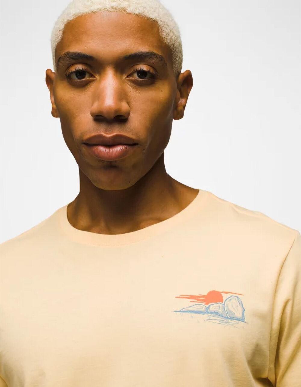 PRANA Everyday Sessions Mens Tee - YELLOW Product Image