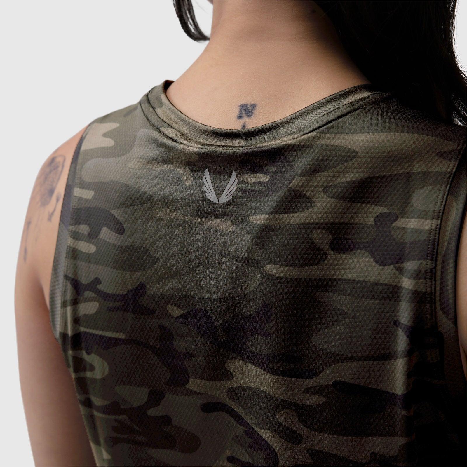 W020. AeroSilver® Tank Top - Dark Camo "RP" Product Image