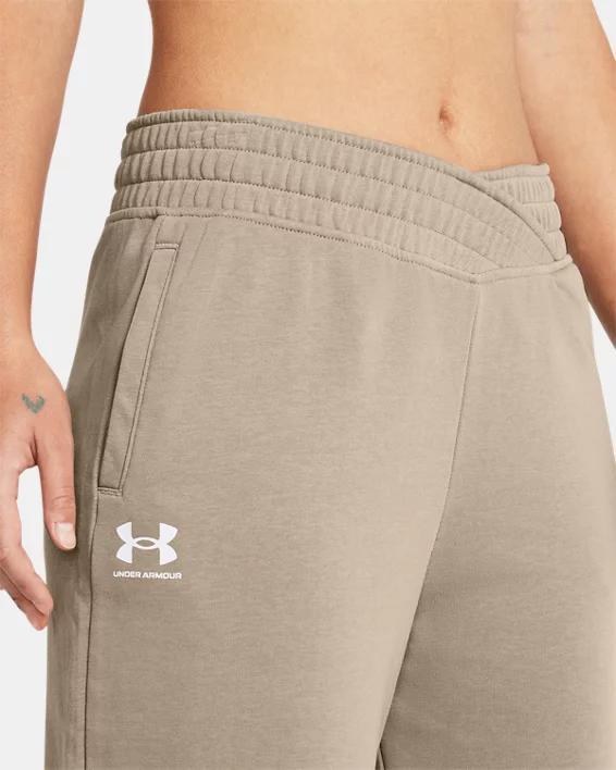 Women's UA Rival Terry Wide Leg Crop Pants Product Image