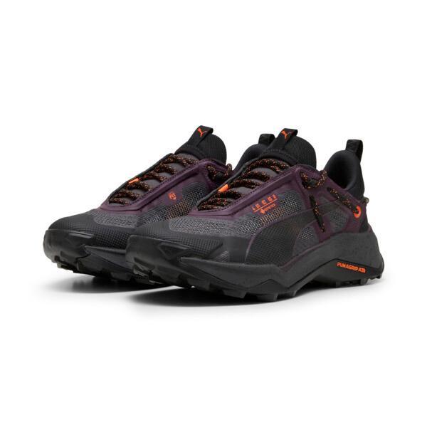 PUMA SEASONS Explore NITROâ¢ GORE-TEX Women's Hiking Shoes in Black/Midnight Plum/Flame Flicker Product Image