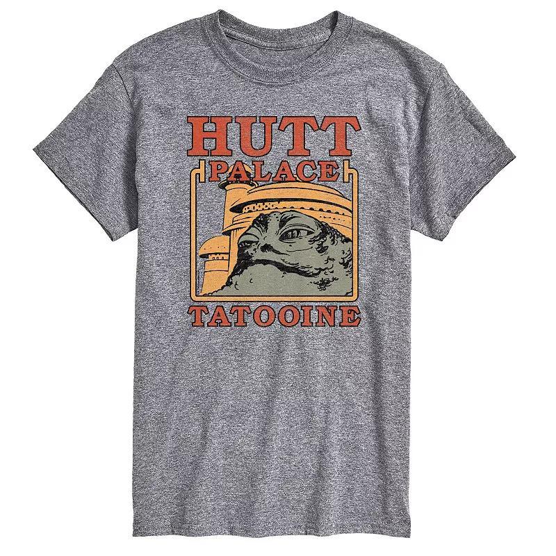 Mens Star Wars Hutt Palace Tatooine Graphic Tee Grey Gray Product Image