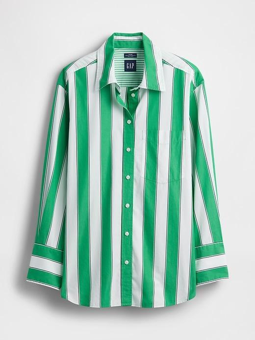 Organic Cotton Poplin Big Shirt Product Image