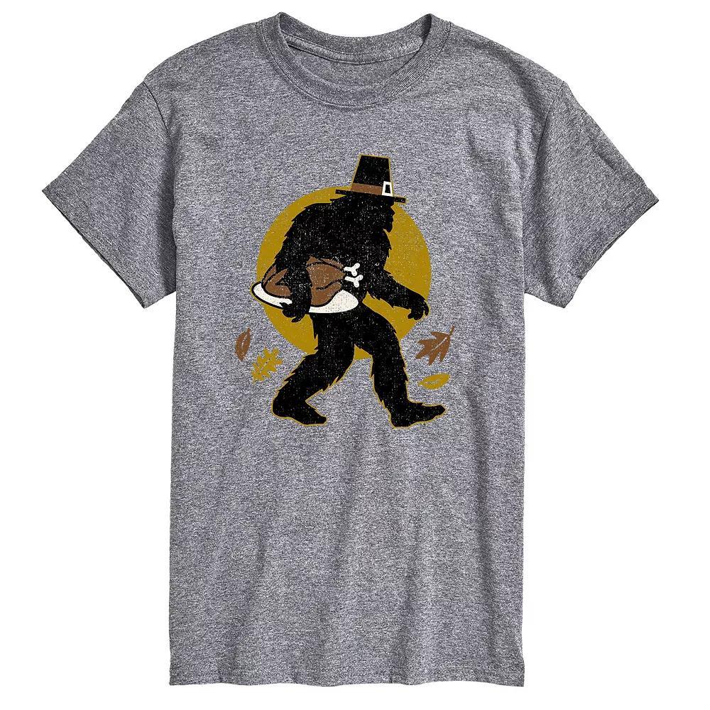 Men's Sasquatch Turkey Tee, Size: Large, Gray Product Image