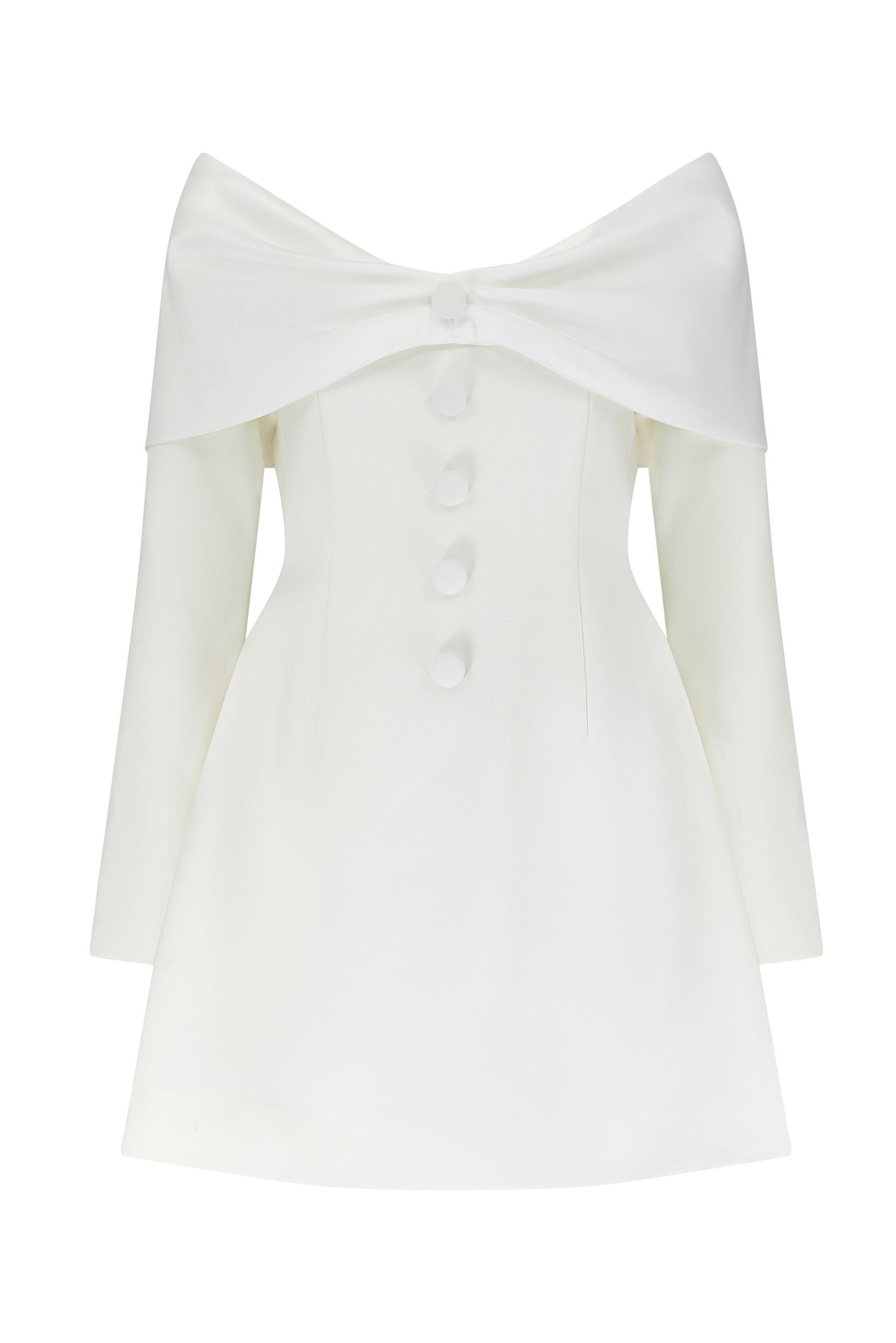 The Ultimate Muse Bow Mini Dress Product Image