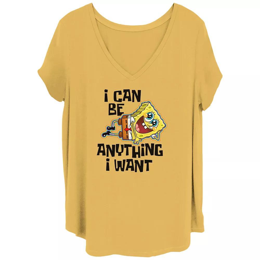 Juniors' Plus Size SpongeBob SquarePants And Patrick Riding Card Graphic Tee, Women's, Size: 4XL, Grey Gray Product Image