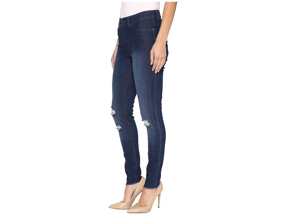 Hue Ripped Knee Denim Leggings Product Image