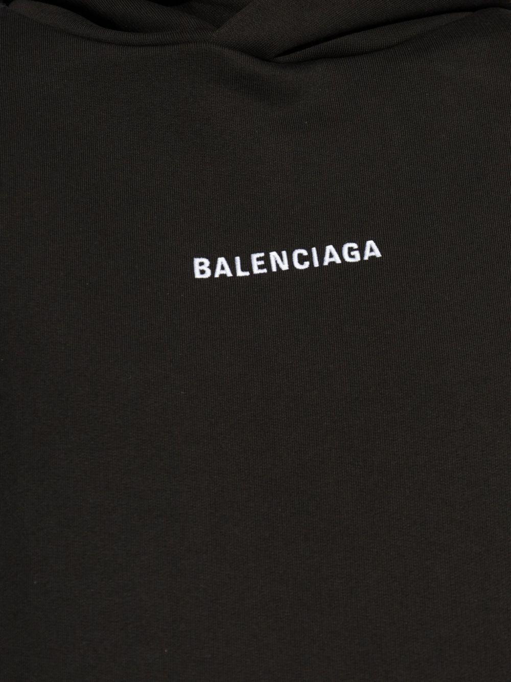 logo-embroidered hoodie Product Image