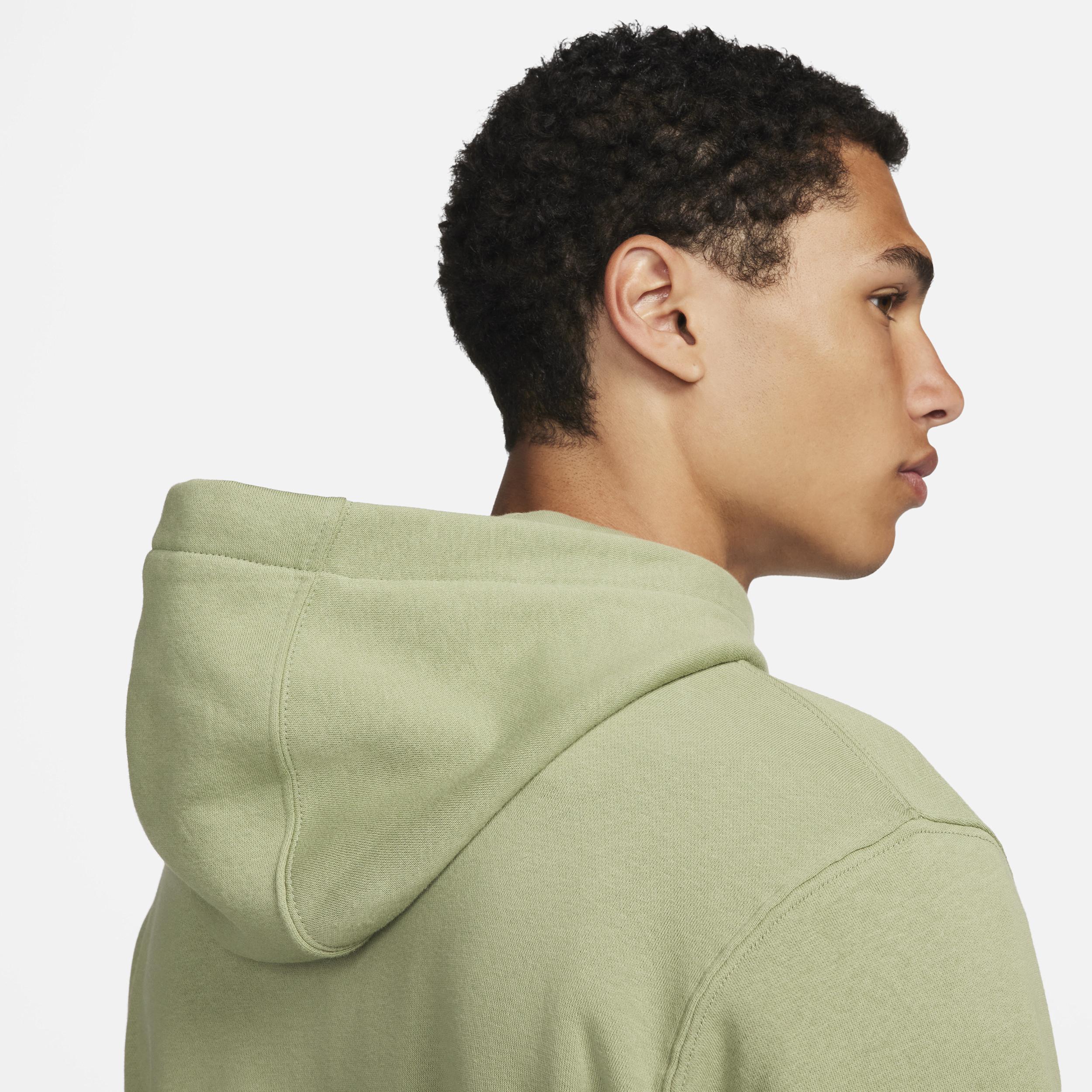 Mens Nike Sportswear Club Fleece Full-Zip Hoodie Black Navy White Product Image