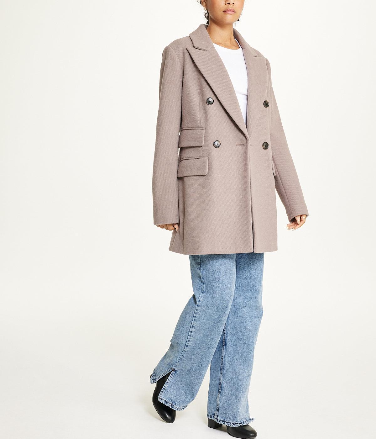 Twill Blazer Stone Product Image