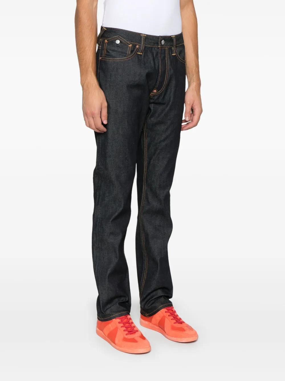 crane-embroidery daicock jeans Product Image