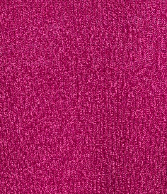 Eileen Fisher Organic Linen Blend Knit Open Front Long Sleeve Cardigan Product Image