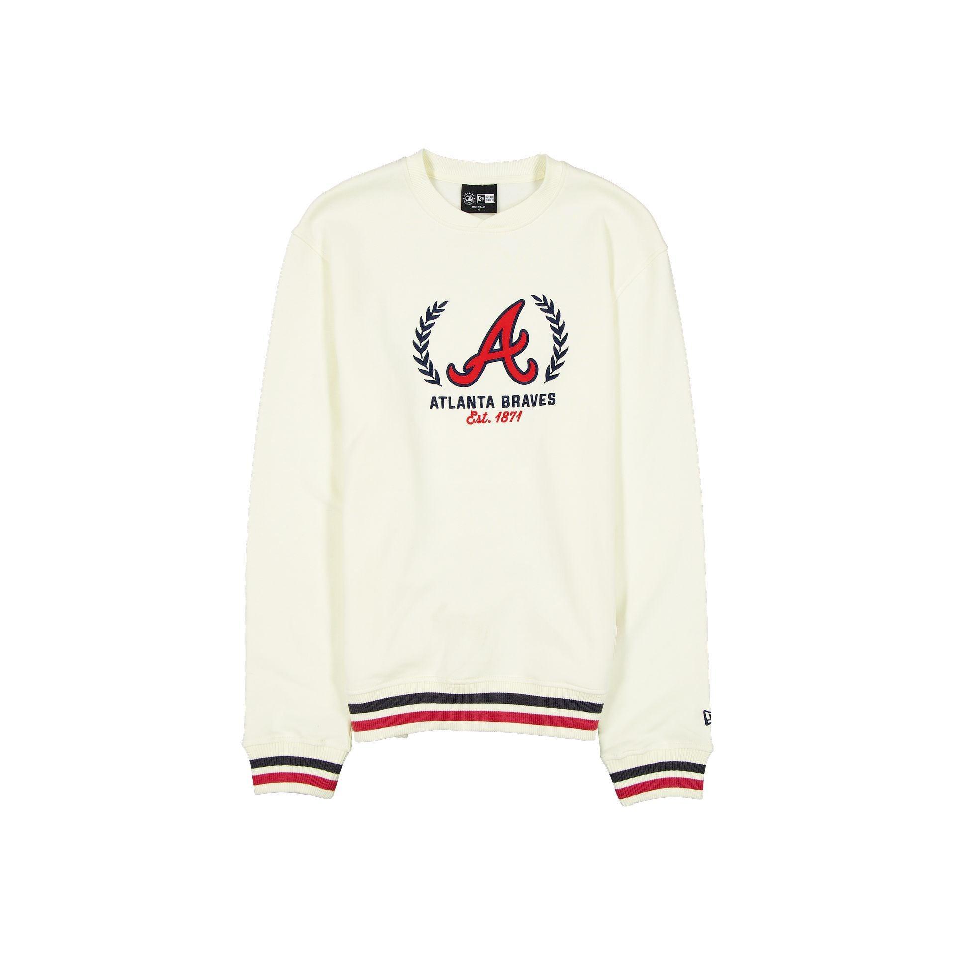 Houston Astros Throwback Chrome White Crewneck Male Product Image