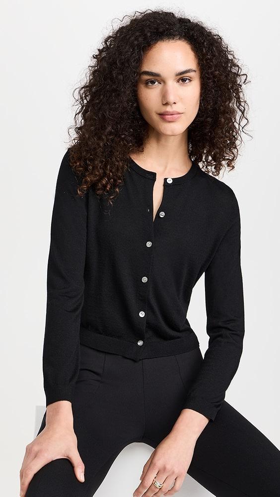 Theory Crop Crew Cardigan | Shopbop Product Image