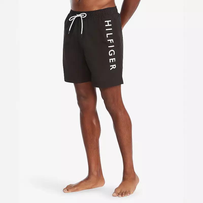 Mens Tommy Hilfiger 7 Logo Swim Trunks Product Image