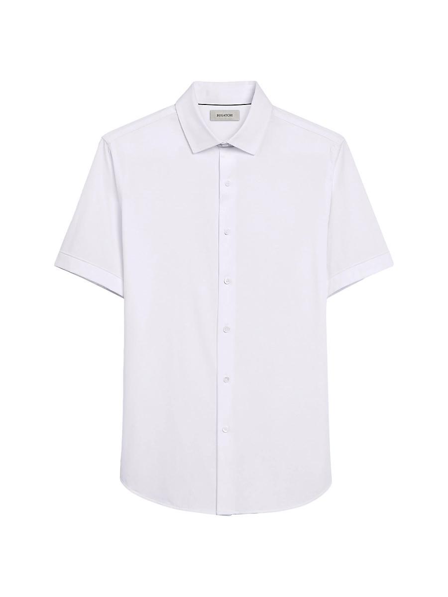 Mens Miles Stretch Cotton Button-Front Shirt Product Image