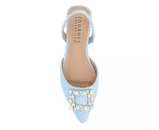 Journee Collection Womens Hannae Wideflat Product Image