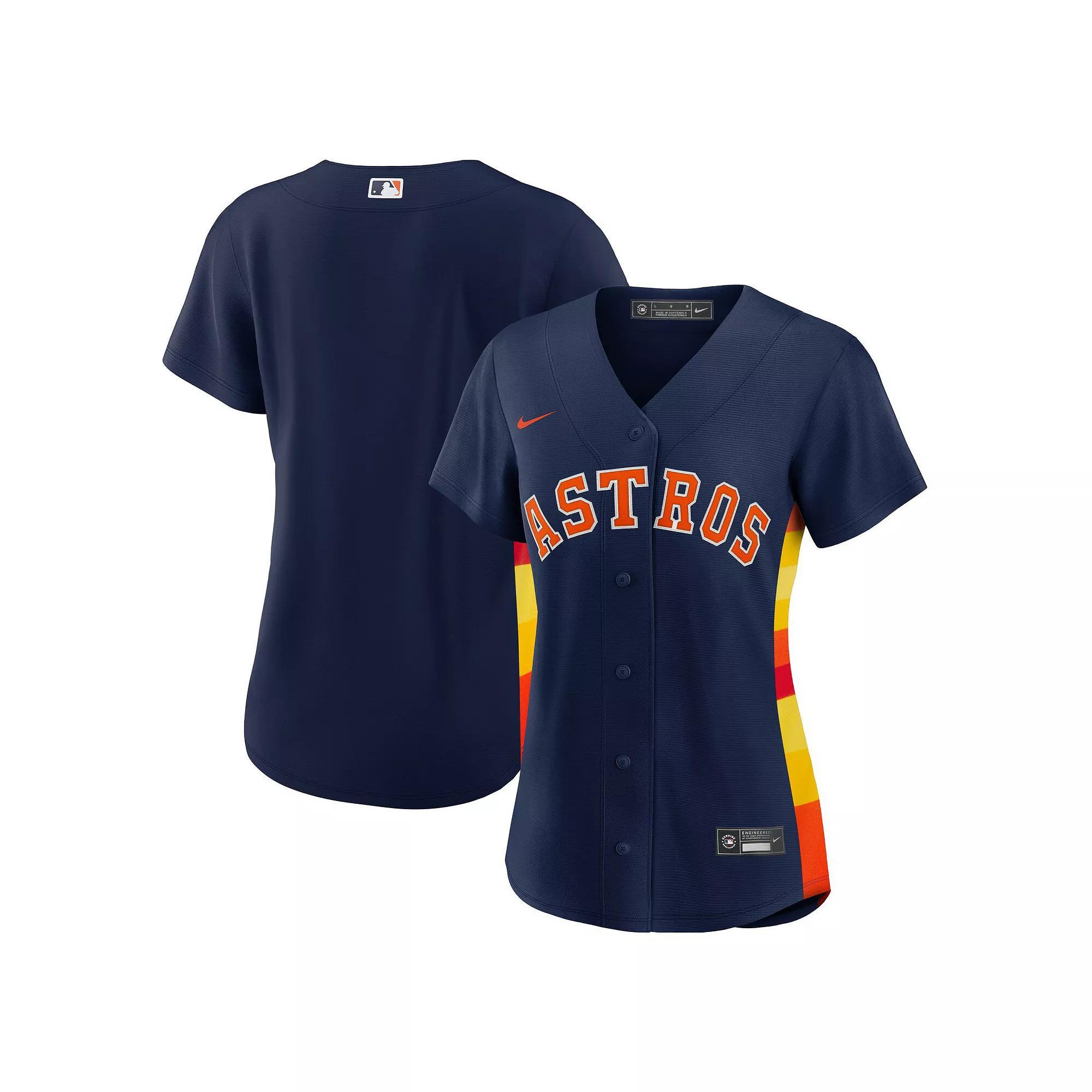 Women's Nike Navy Cleveland Guardians Alternate Official Replica Jersey, Size: Medium, Grd Blue Product Image