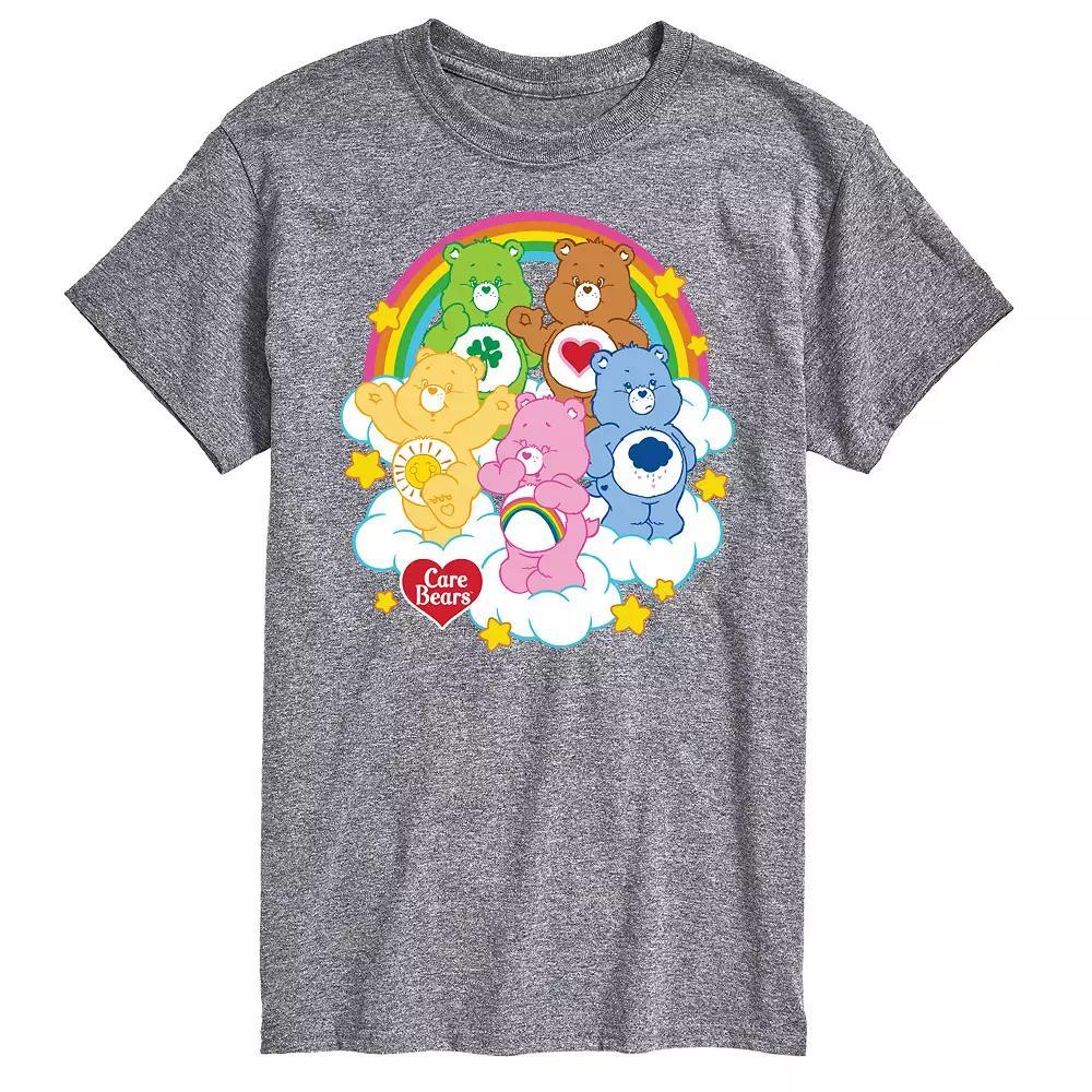 Big & Tall Care Bears Group On Clouds Graphic Tee, Men's, Size: Large Tall, Gray Product Image