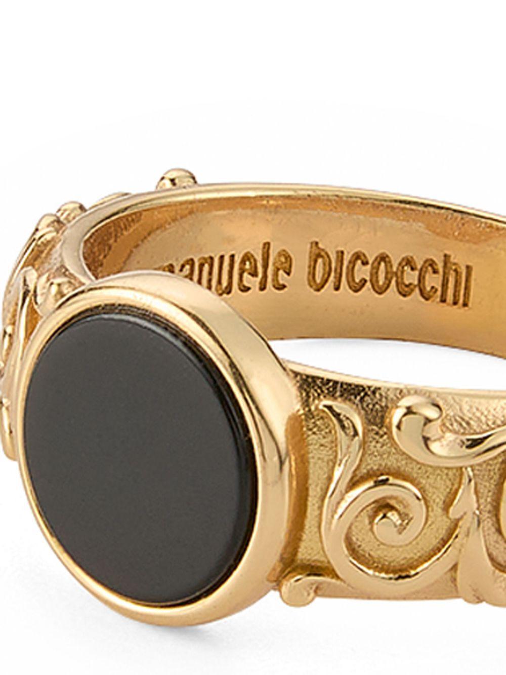 arabesque engraved chevalier ring Product Image