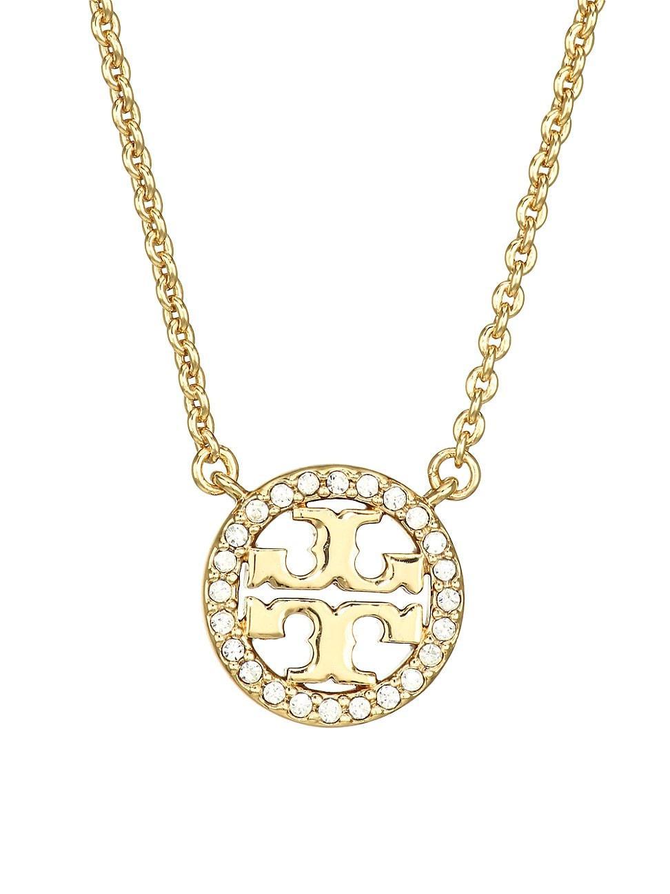 Miller Pave Logo Delicate Necklace Product Image
