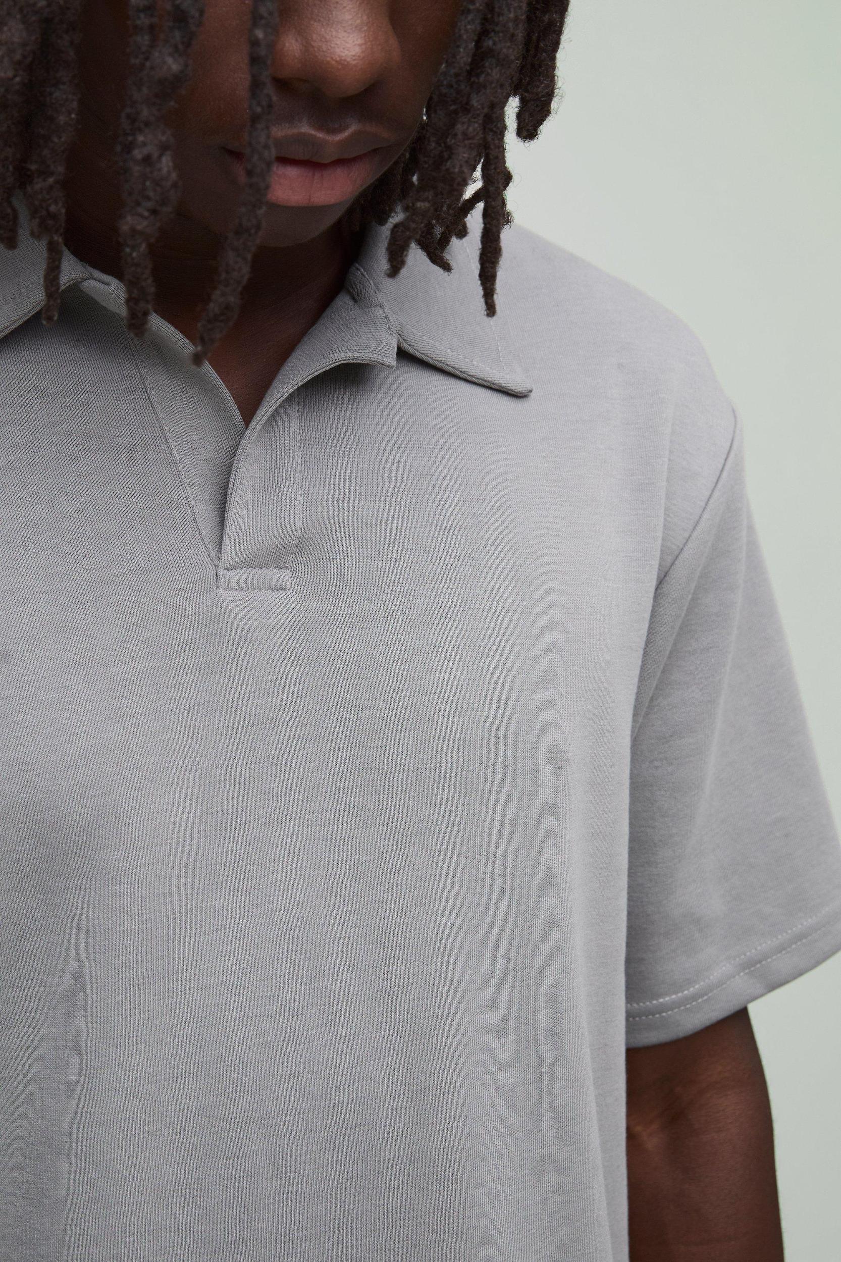 Regular Fit Short Sleeve Smart Polo | boohooMAN USA Product Image