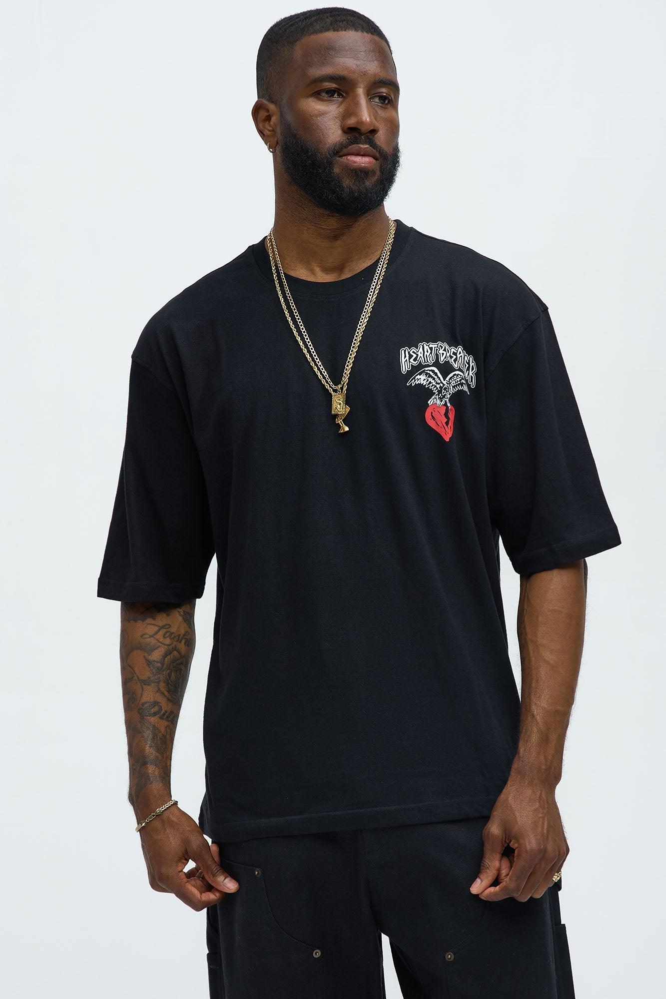 Heartbreak World Tour Oversized Short Sleeve Tee - Black Product Image