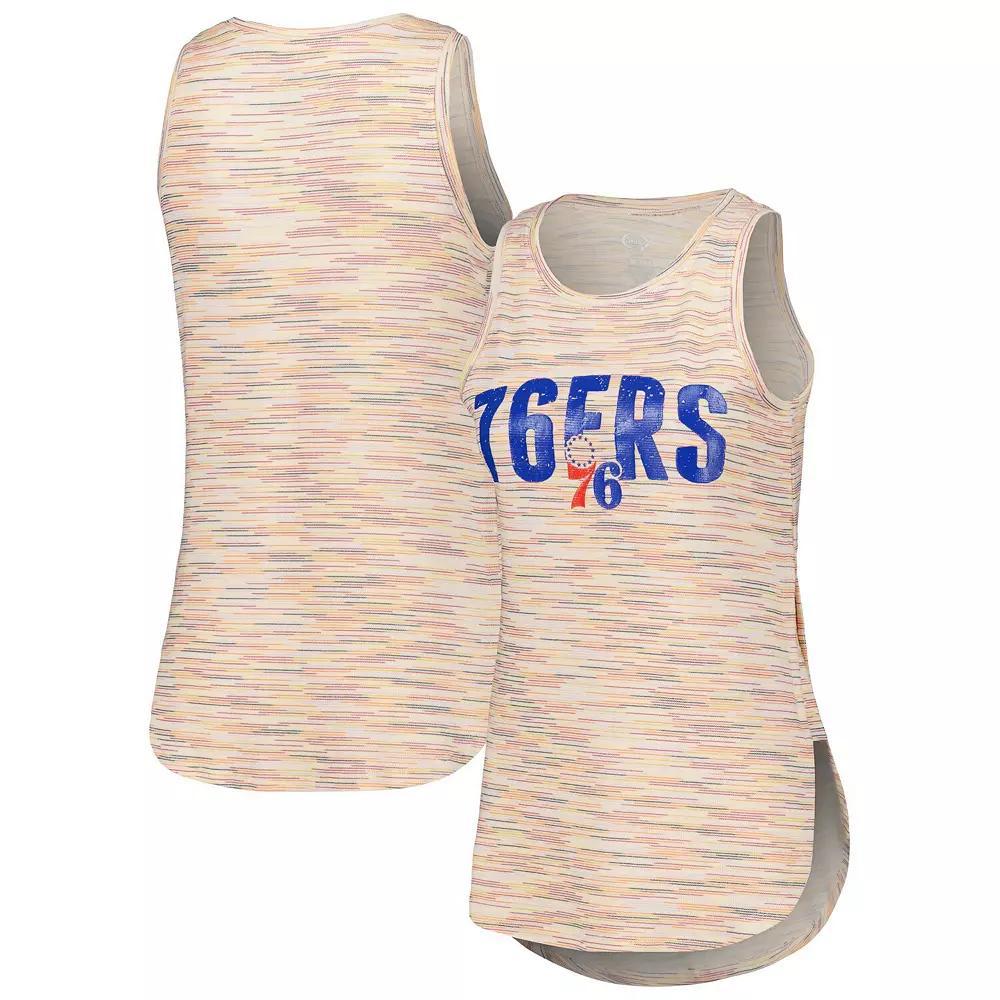 Women's Concepts Sport White Philadelphia 76ers Sunray Tank Top, Size: Medium, 76r White Product Image