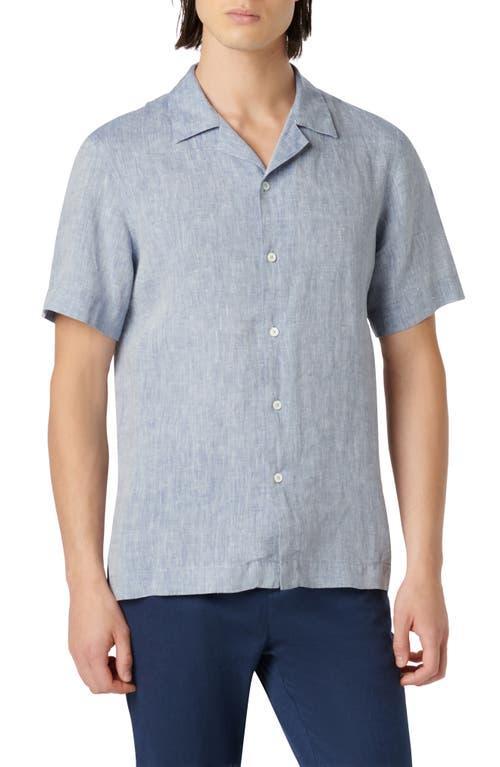 Mens Linen Camp Shirt Product Image
