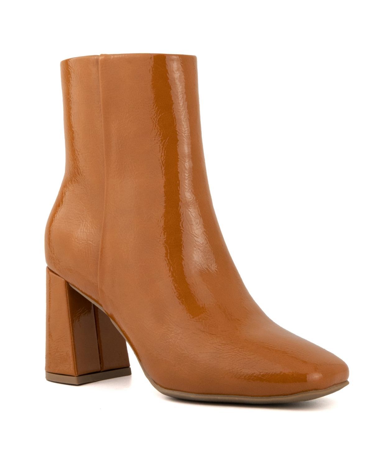 sugar Element Women's Closed Toe Dress Ankle Boots, Size: 7, Red Product Image