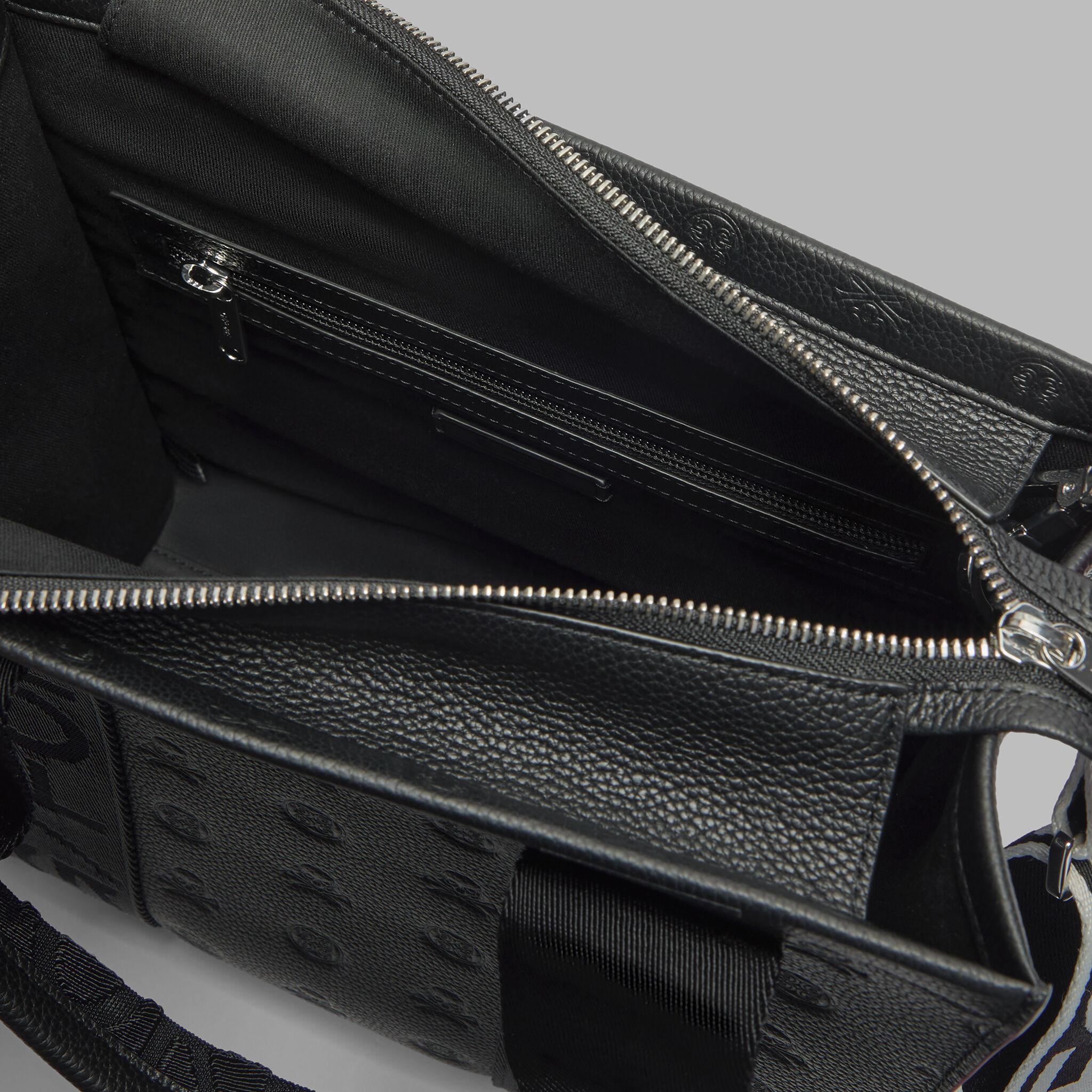 CIRCLE G'S EMBOSSED LEATHER SQUARE BAG Product Image