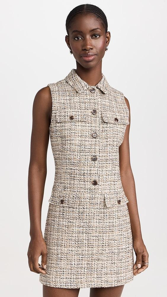 Theory Sleeveless Military Mini Dress | Shopbop Product Image