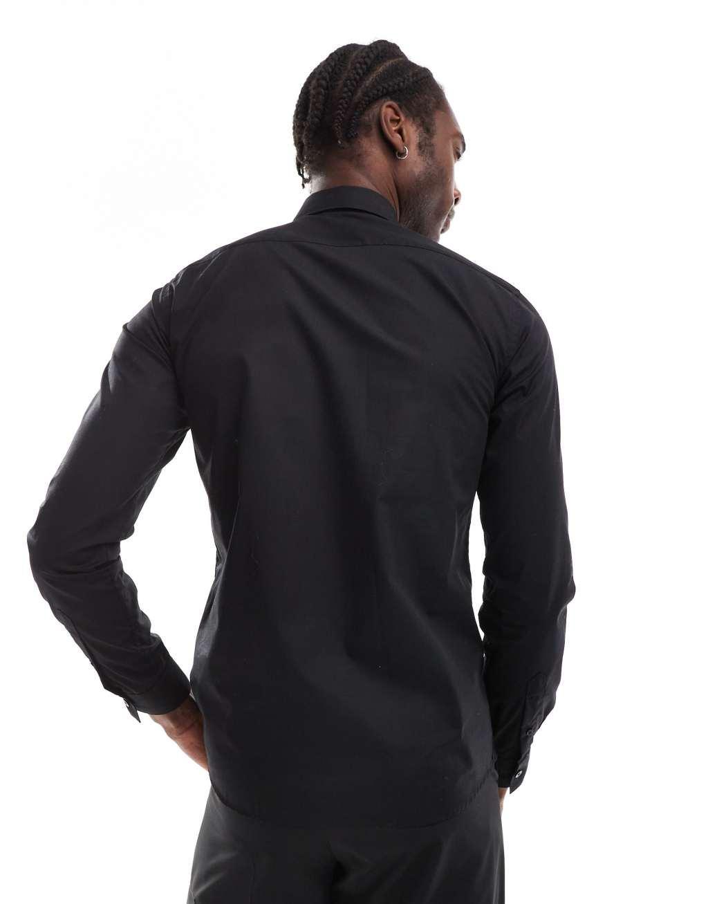 Twisted Tailor luizzi shirt in gold spot  Product Image