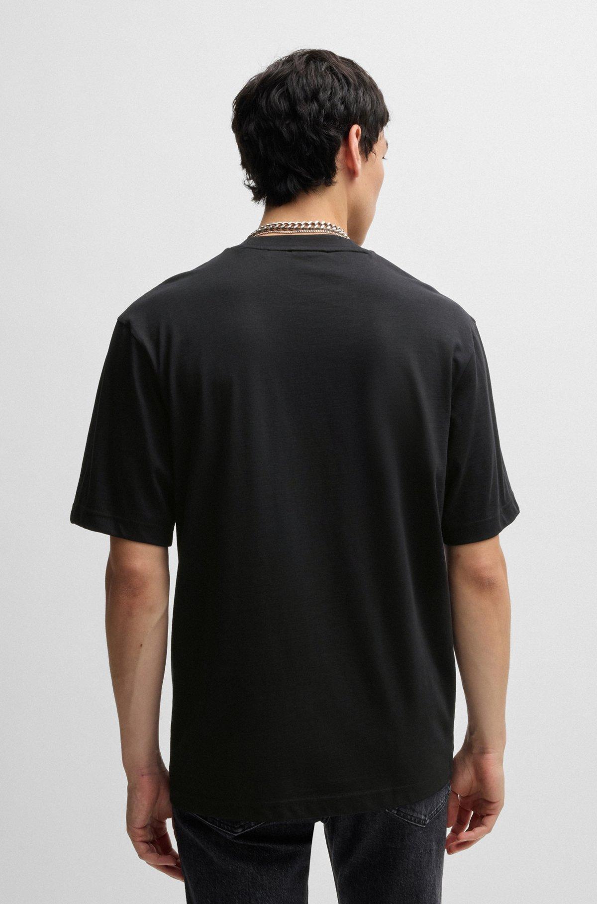 Cotton-jersey T-shirt with animal graphic Product Image