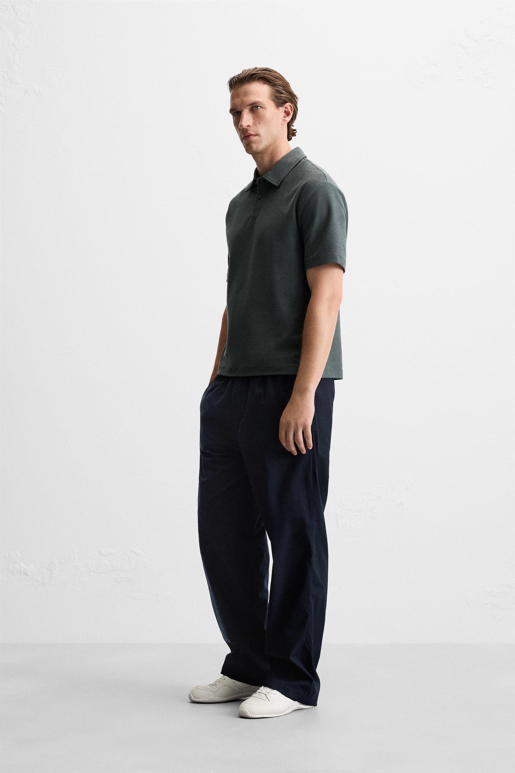 TEXTURED POLO Product Image
